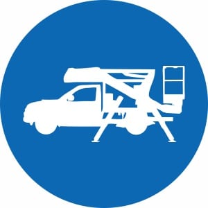 piattaforma aerea su pick up